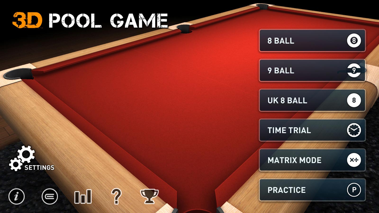 3D Pool Game