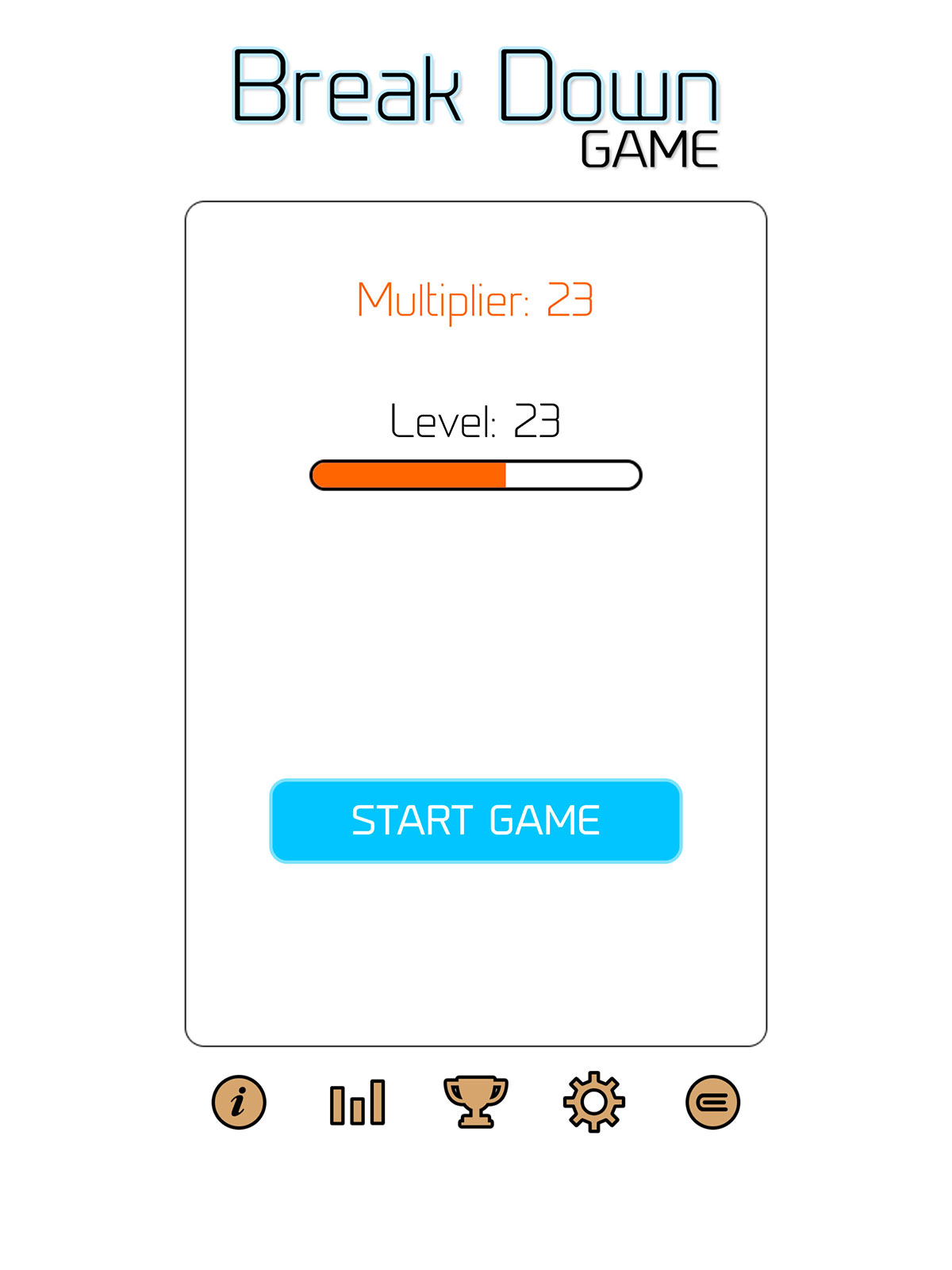 Break Down Game